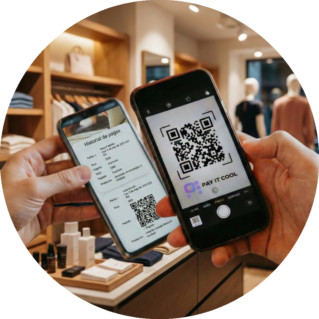 Pago con QR usando PayItCool